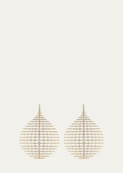 Fernando Jorge18K Yellow Gold Disco Earrings with Diamonds