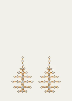 Fernando Jorge18K Yellow Gold Mini Disco Earrings with Diamonds