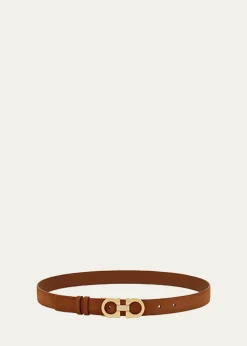 FerragamoDonna Suede Double Gancini Belt