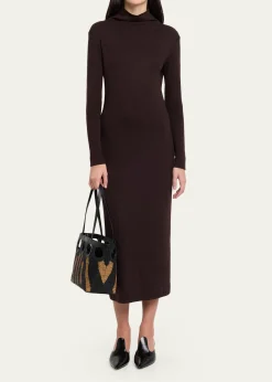 FerragamoGancini Outline Tote Bag in Raffia and Leather