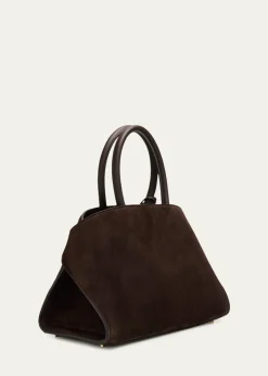 FerragamoHug Medium Suede Handbag