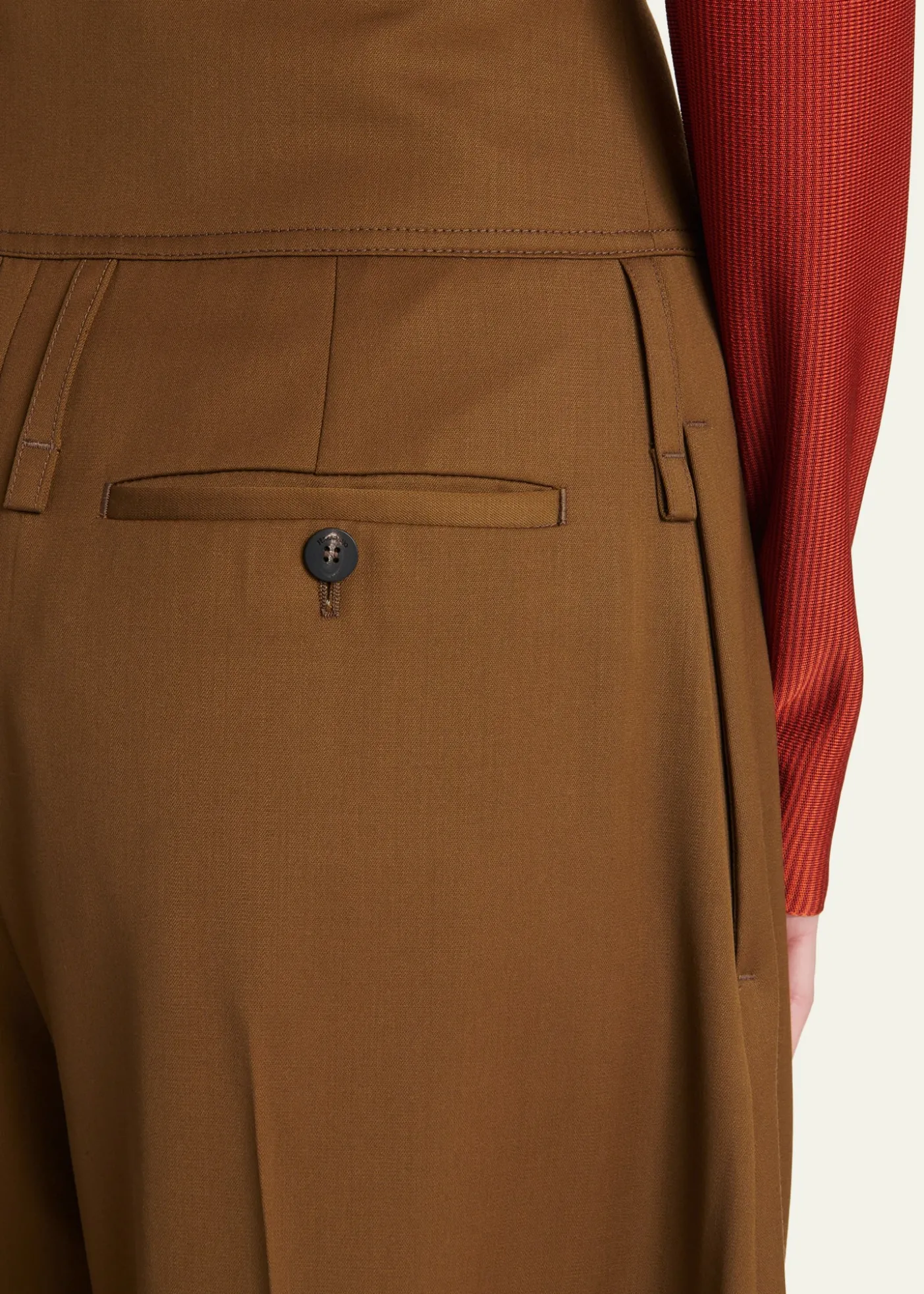 FerragamoPleated Wool-Cashmere Barrel-Leg Trousers