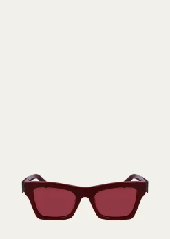 FerragamoPrisma Acetate Cat-Eye Sunglasses