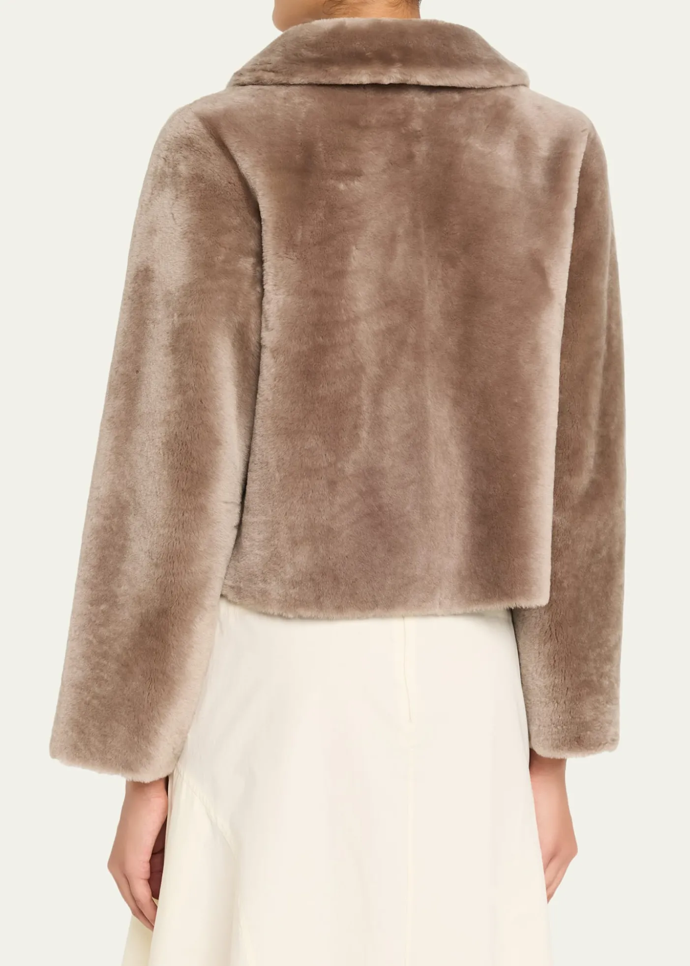 FleuretteOdette Reversible Cropped Shearling Jacket