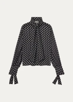 FRAMEThe Nouvelle Polka Dot Blouse
