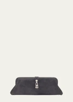 Gabriela HearstBaguette Suede Clutch Bag