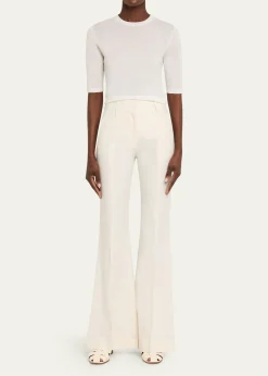 Gabriela HearstBrunner Short-Sleeve Cashmere-Silk T-Shirt