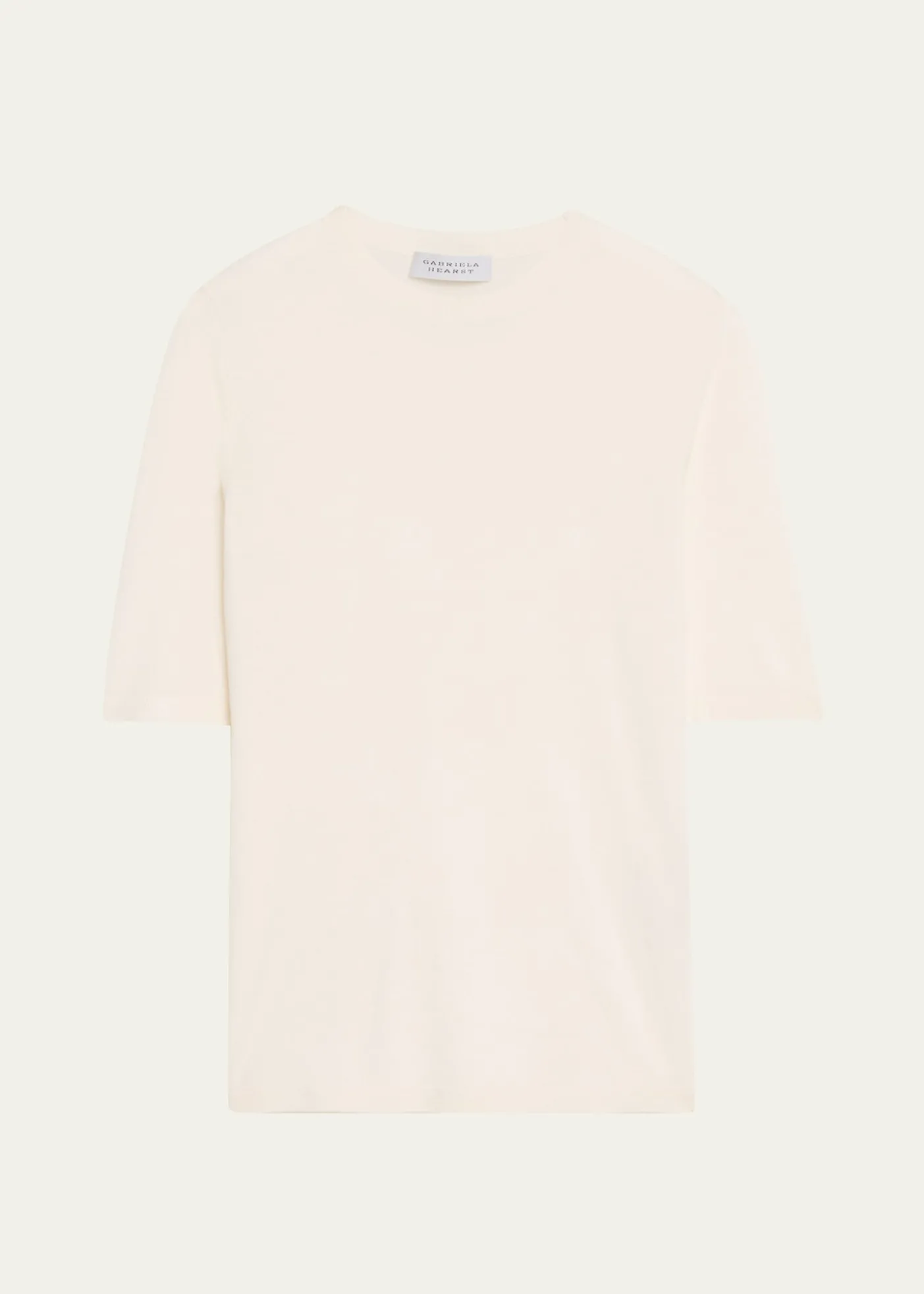 Gabriela HearstBrunner Short-Sleeve Cashmere-Silk T-Shirt