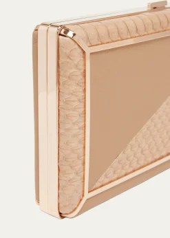 Gabriela HearstCallas Leather & Snakeskin Clutch Bag