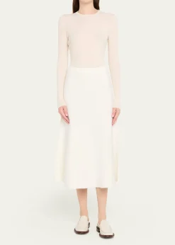 Gabriela HearstFreddie Midi Wool-Cashmere Skirt