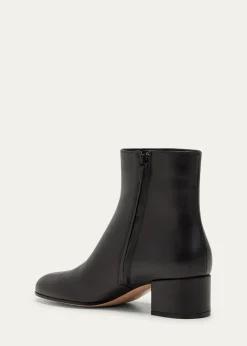 Gianvito RossiLeather Zip Ankle Booties