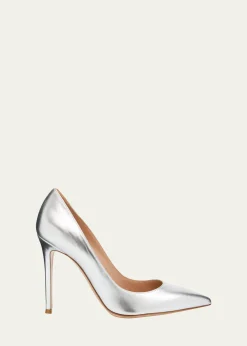Gianvito Rossi105mm Gianvito Metallic Leather Pumps