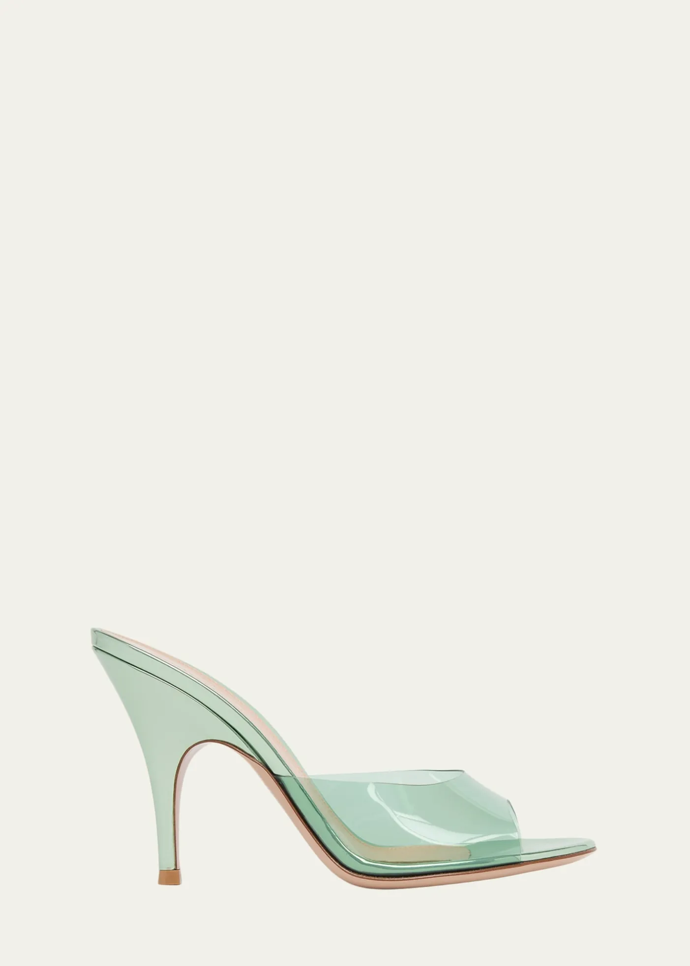 Gianvito Rossi95mm Plexi Mule Sandals