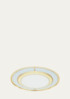 GINORI 1735Diva Colonna Coffee Saucer, Celeste