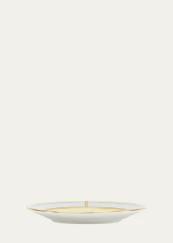 GINORI 1735Diva Colonna Coffee Saucer, Celeste