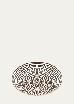 GINORI 1735Labirinto Ebano Charger Plate, Venezia Shape