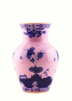 GINORI 1735Oriente Italiano Azalea Ming Vase, 9.8