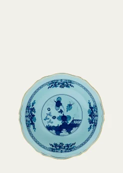 GINORI 1735Oriente Italiano Iris Deep Round Serving Bowl