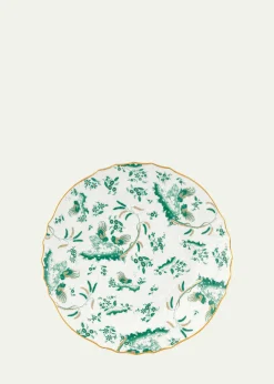 GINORI 1735Oro di Doccia Large Round Platter, Giada