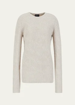 Giorgio ArmaniAlashan Ribbed Cashmere Sweater