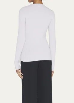 Giorgio ArmaniCashmere Ribbed Knit Sweater
