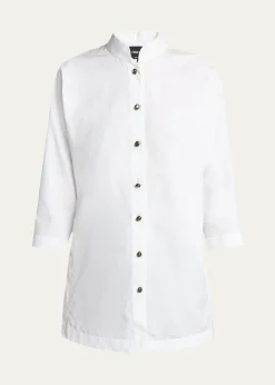 Giorgio ArmaniCotton Poplin Button-Down Shirt