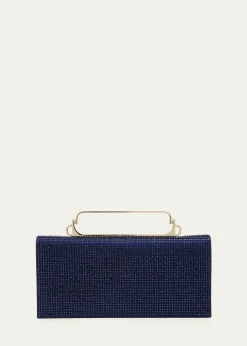 Giorgio ArmaniCrystal Avenue Rhinestone & Satin Clutch Bag