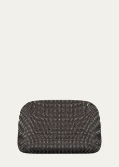 Giorgio ArmaniCrystal Satin Clutch Bag