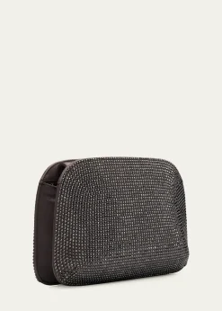 Giorgio ArmaniCrystal Satin Clutch Bag