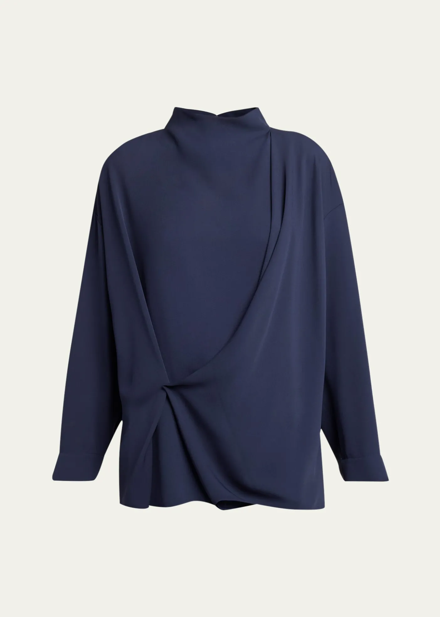 Giorgio ArmaniDraped Silk Georgette Shirt