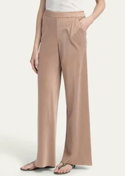 Giorgio ArmaniElastic Waistband Wide Leg Trousers
