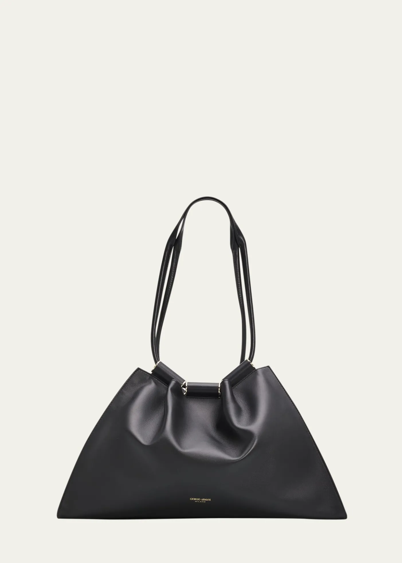 Giorgio ArmaniMedium Lamb Leather Shopper Tote Bag