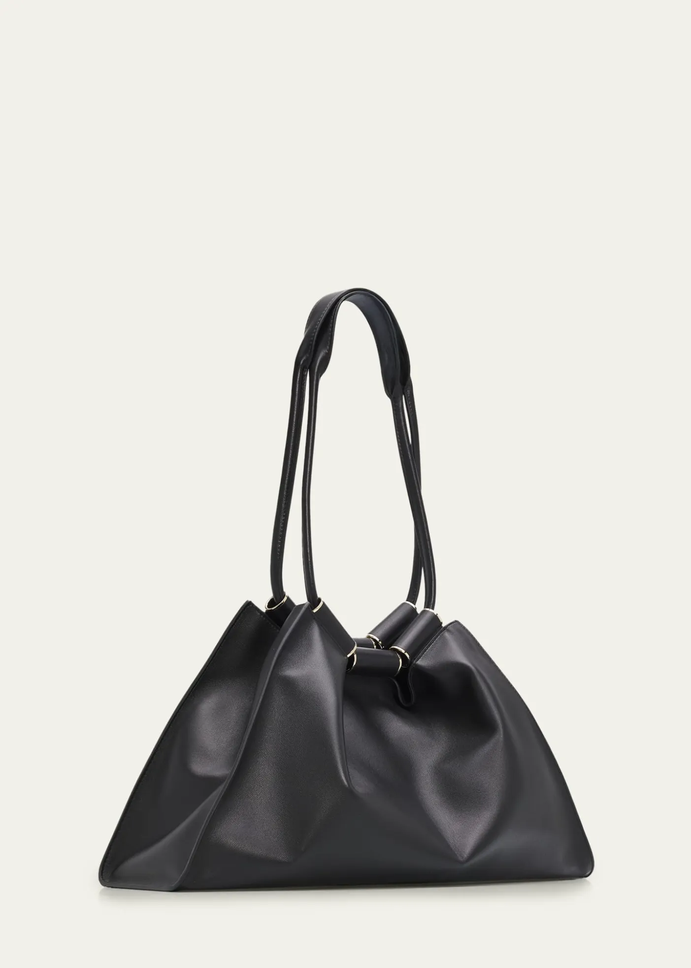 Giorgio ArmaniMedium Lamb Leather Shopper Tote Bag