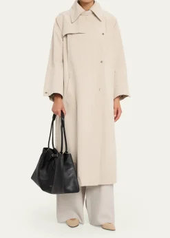 Giorgio ArmaniMedium Lamb Leather Shopper Tote Bag