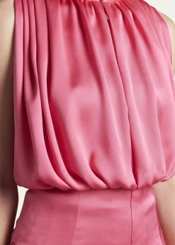 Giorgio ArmaniPleated Silk Balloon Tank