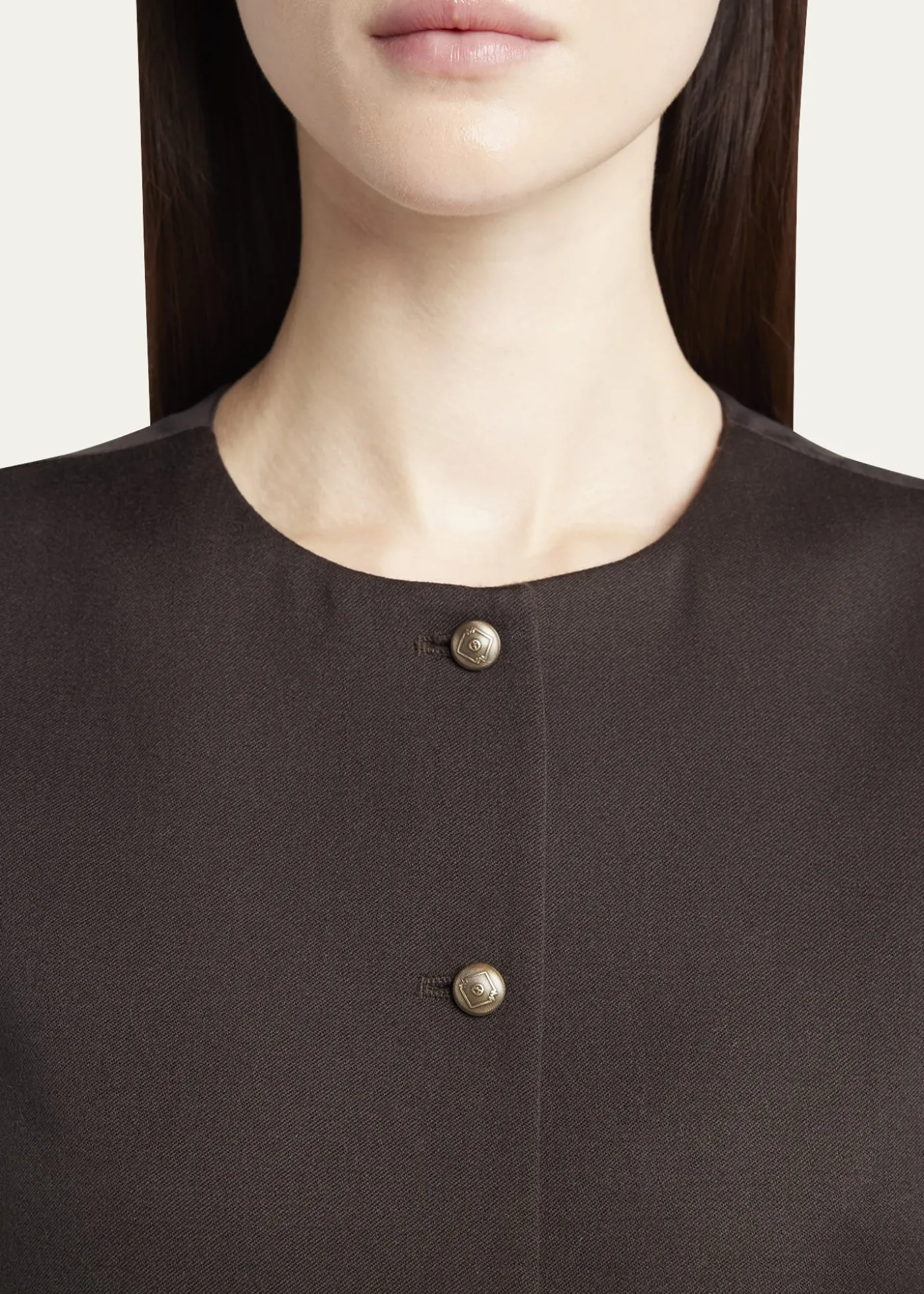 Giorgio ArmaniSingle-Breasted Wool Vest