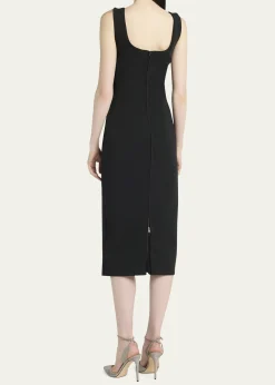 Giorgio ArmaniStretch Jersey Body-Con Midi Dress
