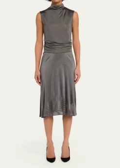 Giorgio ArmaniStretch Viscose Double-Jersey Dress