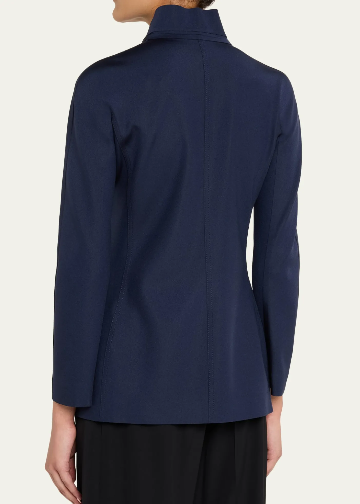 Giorgio ArmaniStructured Scuba Double-Breasted Jackets