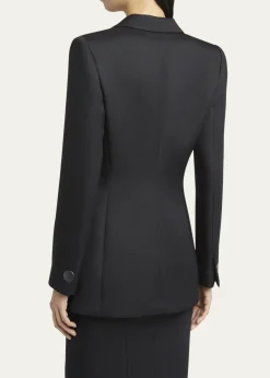Giorgio ArmaniTechno Scuba One-Button Blazer
