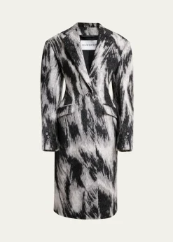 GivenchyAnimal Cocoon Coat
