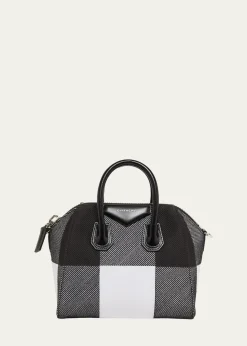 GivenchyAntigona Check Top-Handle Bag