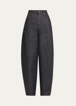 GivenchyDenim Barrel-Leg Cocoon Pants