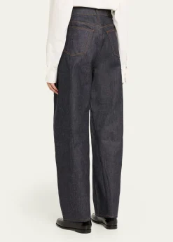 GivenchyDenim Barrel-Leg Cocoon Pants