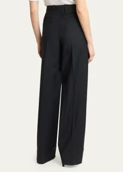 GivenchyPleated Wool-Mohair Tuxedo Pants
