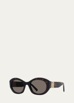 GivenchyTortoise Acetate 4G Sunglasses