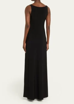 GRACE LINGStrapless Claw Gathered Maxi Dress