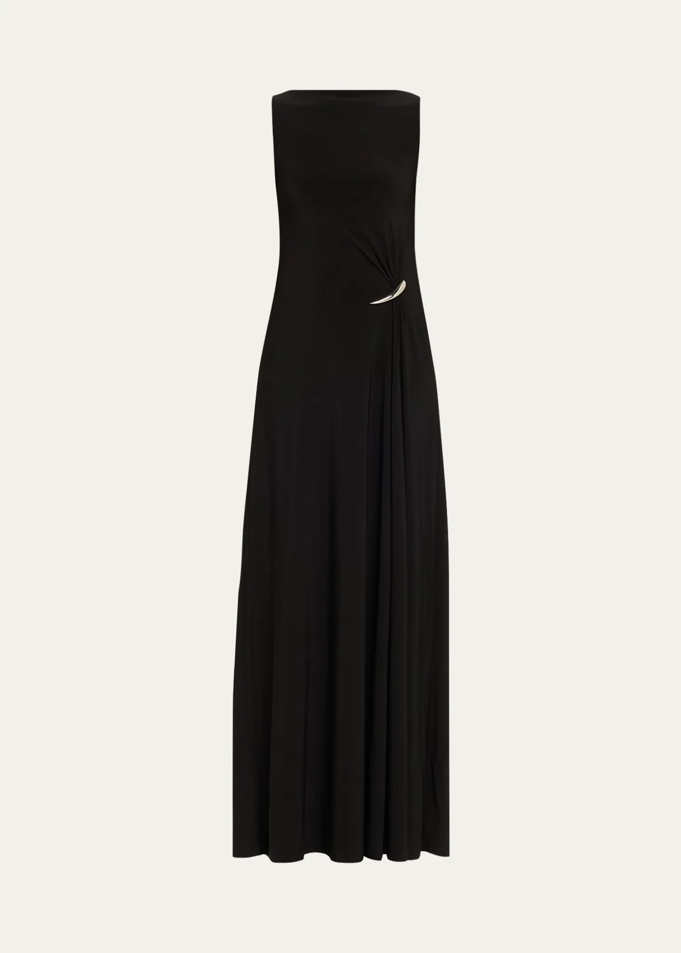 GRACE LINGStrapless Claw Gathered Maxi Dress