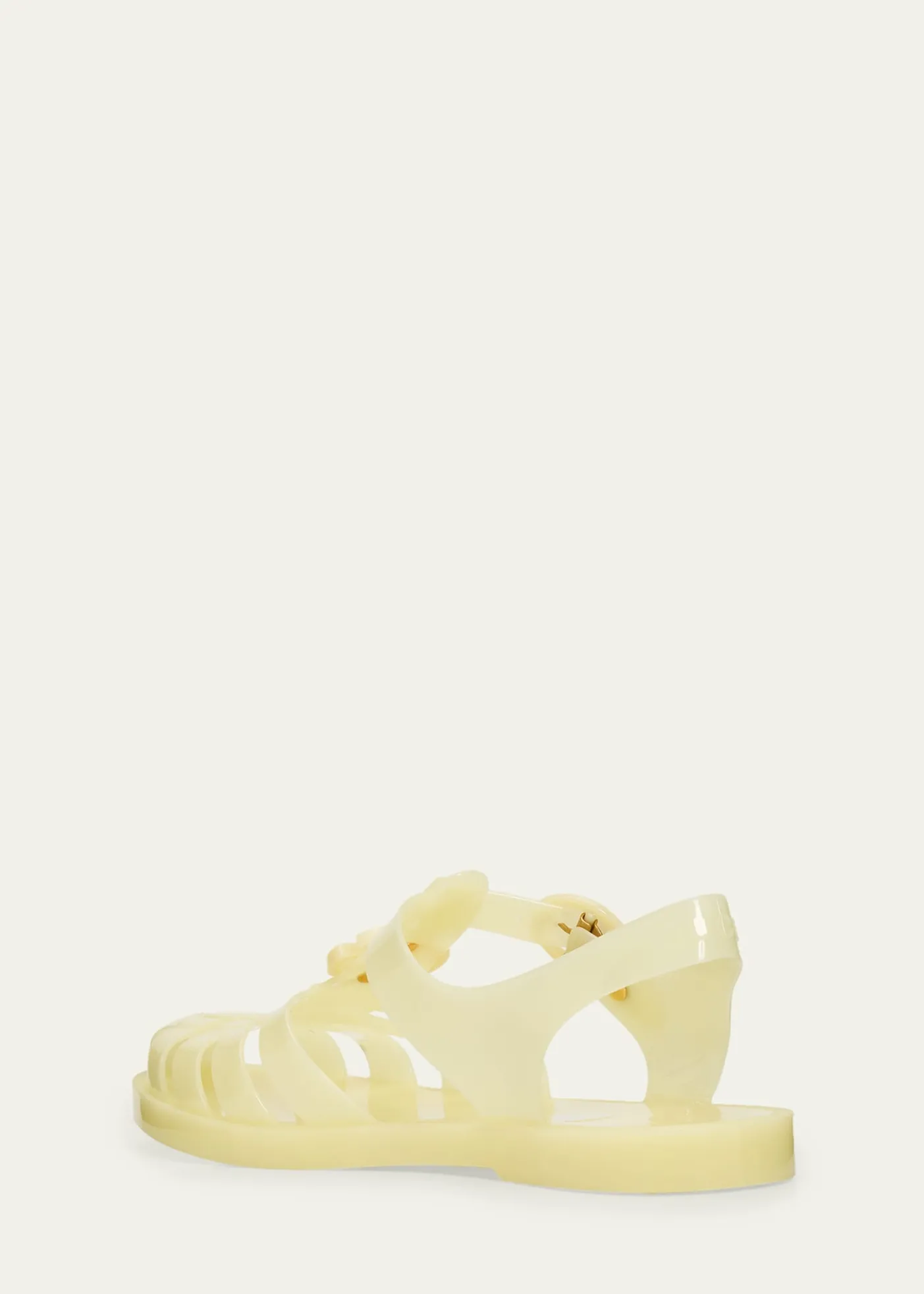 GucciGG Glossy Jelly Fisherman Sandals