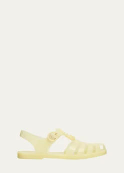 GucciGG Glossy Jelly Fisherman Sandals